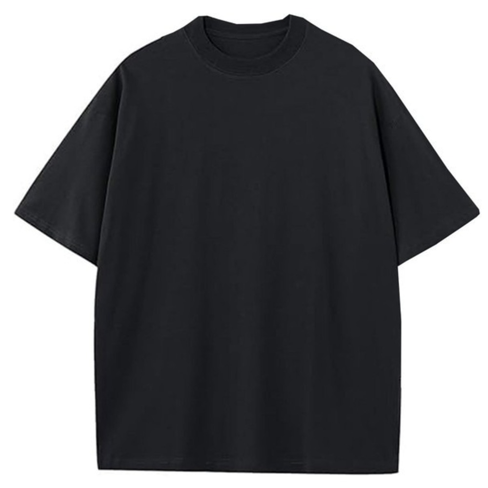 BLU ROCK MEN'S OVERSIZED COTTON CREW NECK SHORT SLEEVE TEE - SIZE: XL